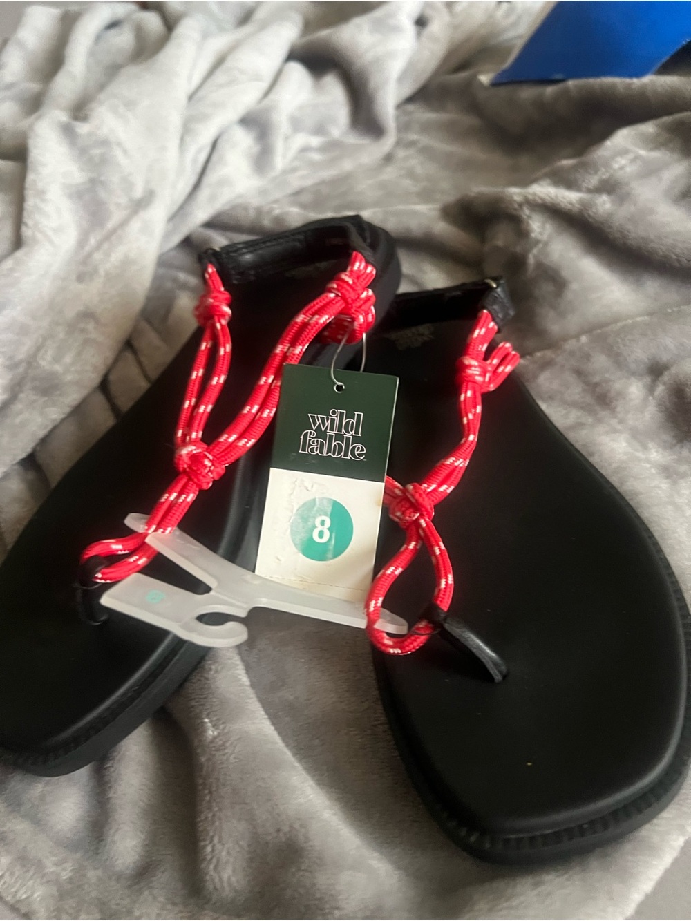 Wild Fable Red Carson, Velcro Backs, Women’s Size 8 Sandals, New with tag.